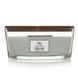 Ароматична свічка з ароматом кипариса, перцю і лимону Woodwick Ellipse Lavender & Cedar
