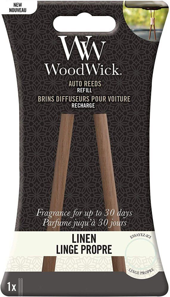 Ароматизатор в машину (картридж змінний) Woodwick Linen 20г