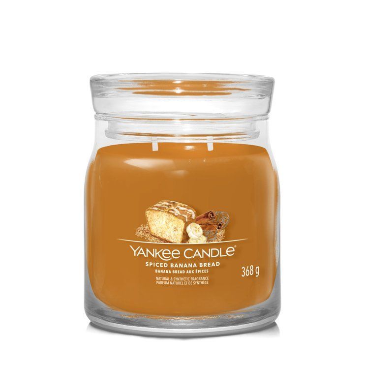 Ароматична свічка Spiced Banana Bread Medium Yankee Candle