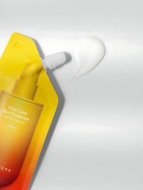 Сонцезахисний крем SPF50+ для обличчя з Сica комплексом HIDEHERE, корейська косметика, тревел формат