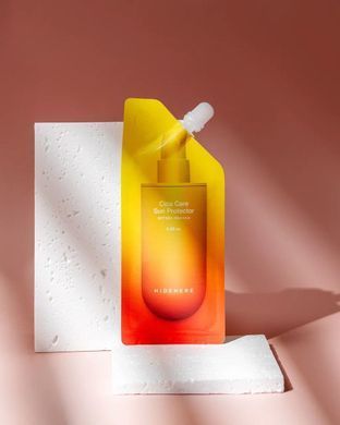 Сонцезахисний крем SPF50+ для обличчя з Сica комплексом HIDEHERE, корейська косметика, тревел формат