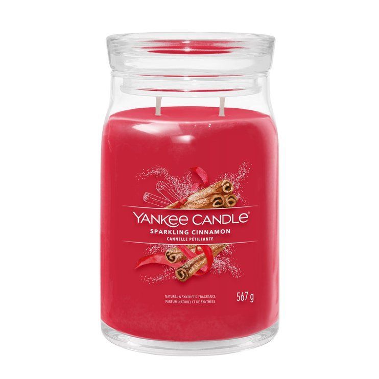 Ароматична свічка Sparkling Cinnamon Large Yankee Candle