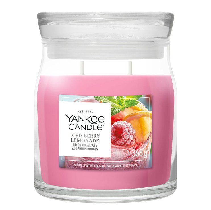 Ароматична свічка Iced Berry Lemonade Medium Yankee Candle