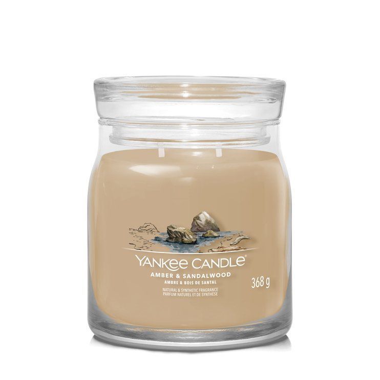 Ароматична свічка Amber & Sandalwood Medium Yankee Candle