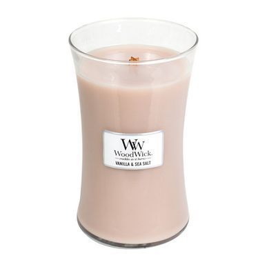 Ароматична свічка з ароматом ванілі та морської солі Woodwick Large Vanilla & Sea Salt 609 г