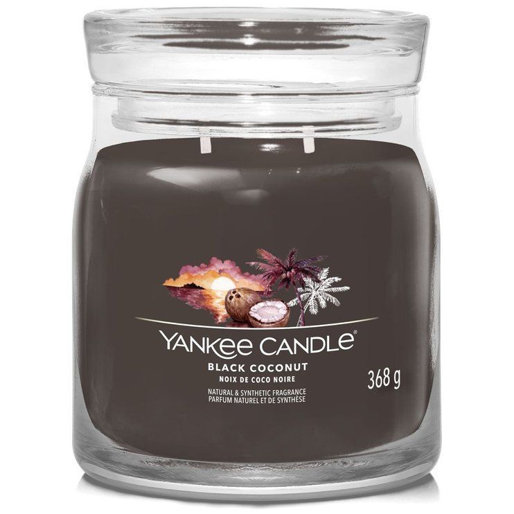Ароматична свічка Black Coconut Medium Yankee Candle