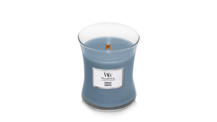 Ароматична свічка з морською сіллю та перлинами Woodwick Medium Tempest 275 г