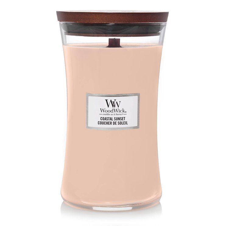 Ароматична свічка з дуже ніжними нотами Woodwick Large Coastal Sunset 609 г